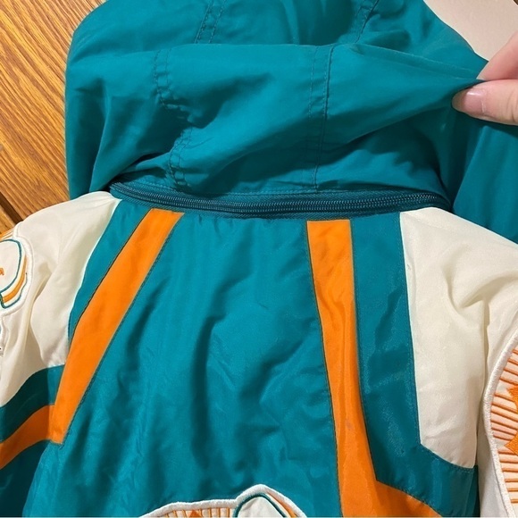 Miami Dolphins Vintage Coat Size Large - Picture 10 of 11